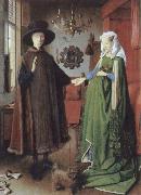 Jan Van Eyck, Portrait of Giovanni Arnolfini and His Wife